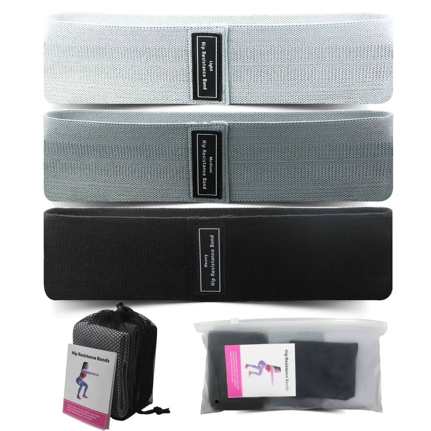 a set of three different types of yoga mats