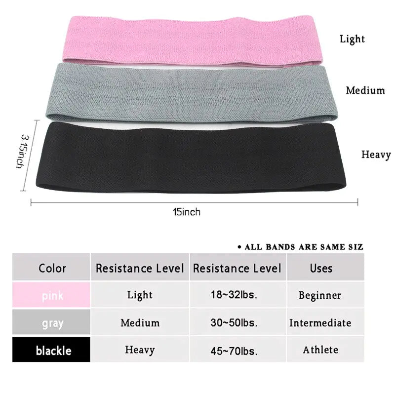 three different colors of yoga headbands