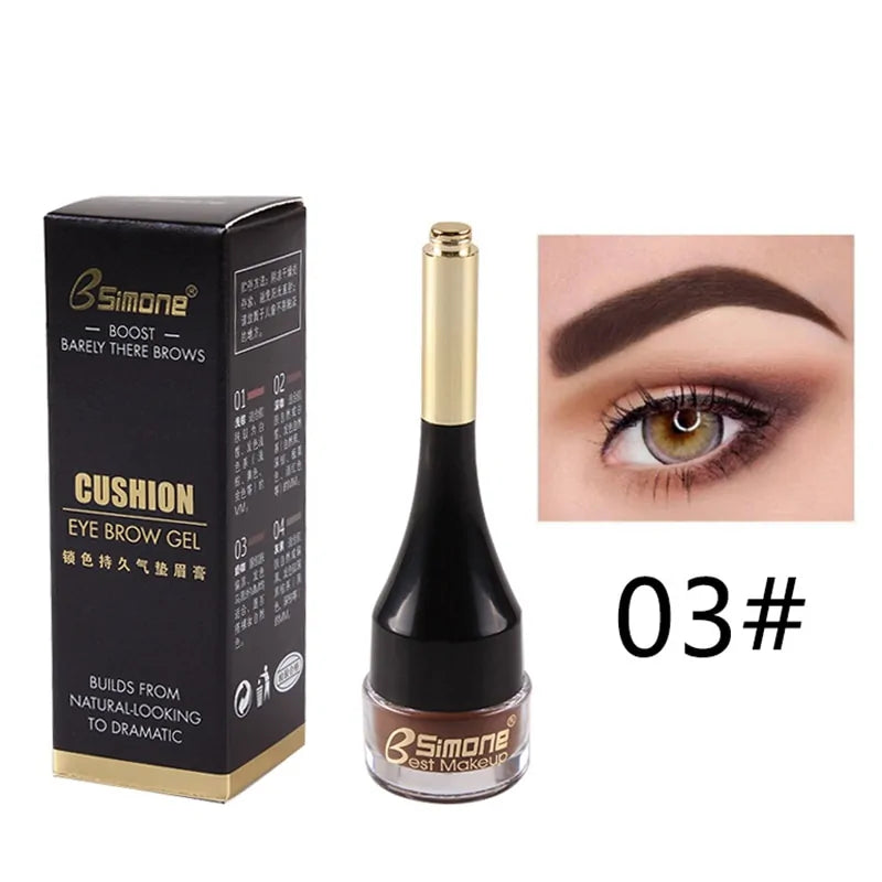 a bottle of eye brow gel next to a box of mascara