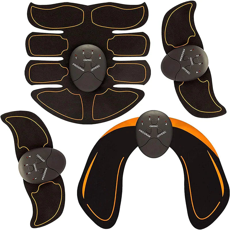 a pair of black and orange shoes with buttons