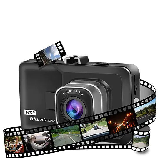 a digital camera with a film strip around it