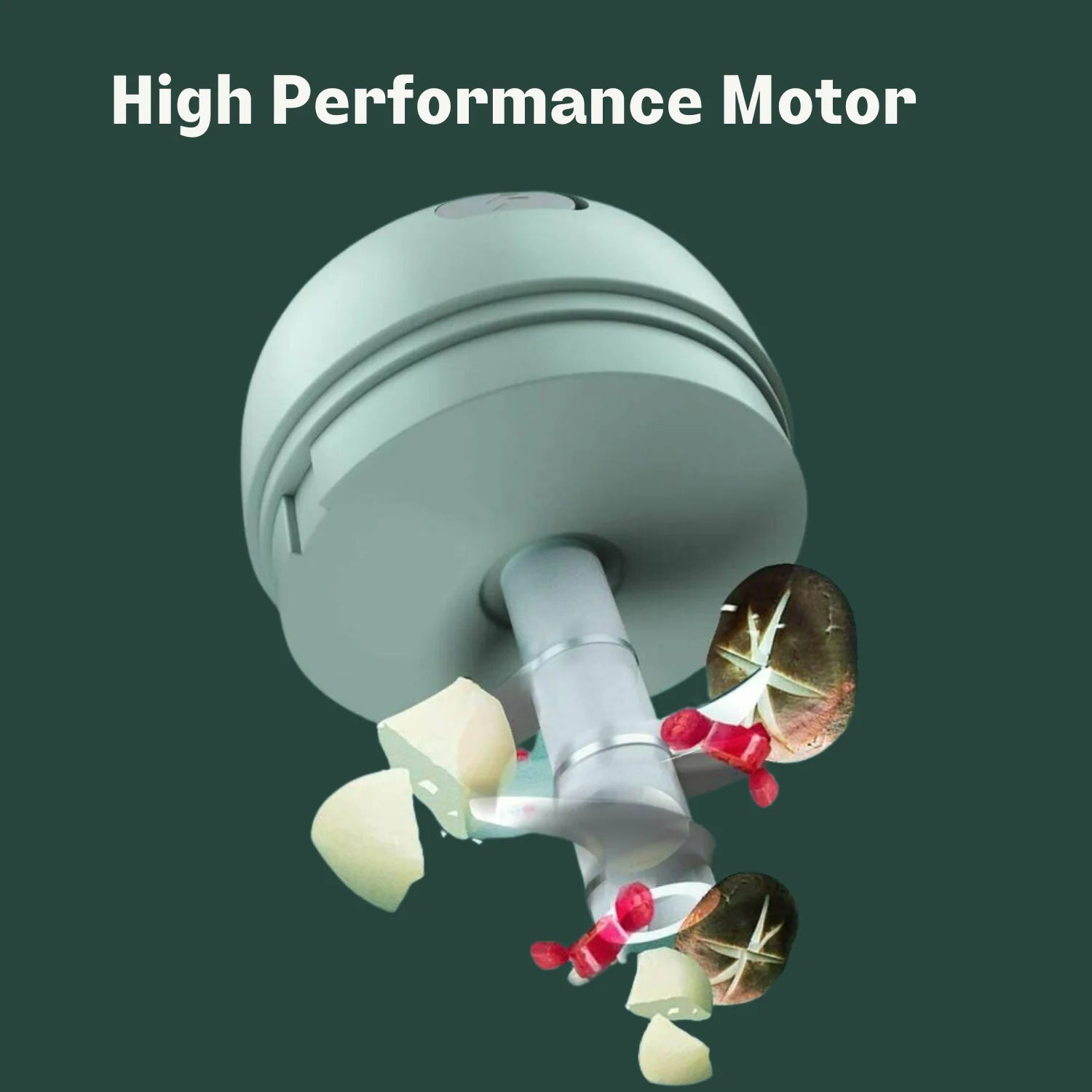 a picture of a high performance motor on a green background