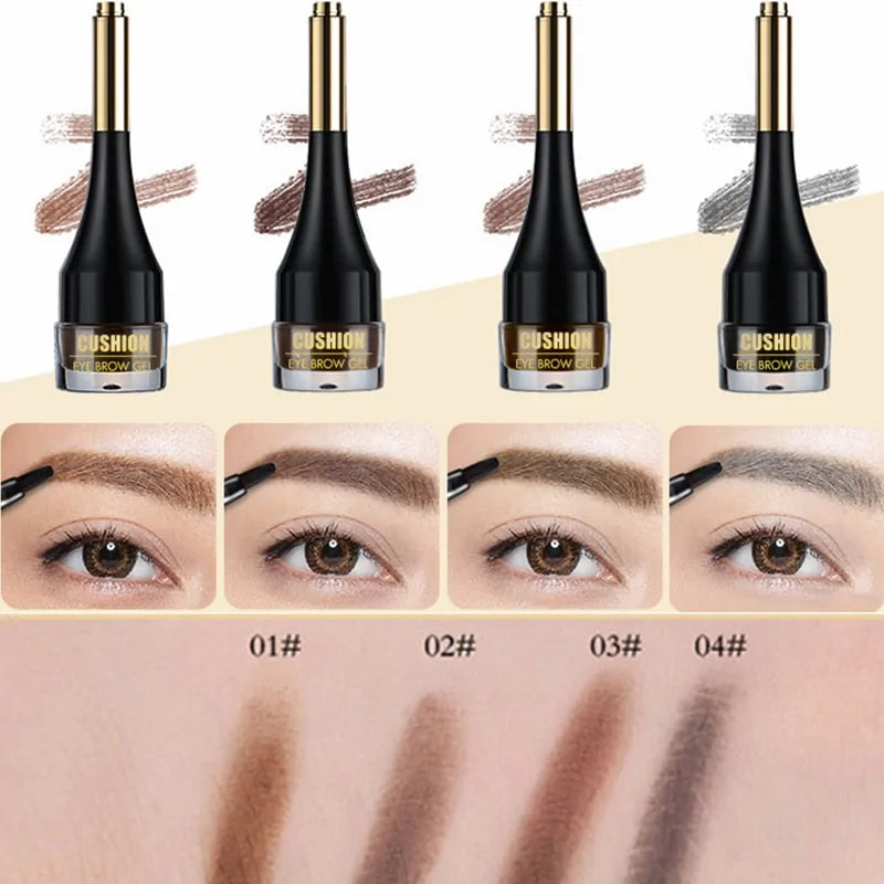 a series of steps showing how to apply eyeliners