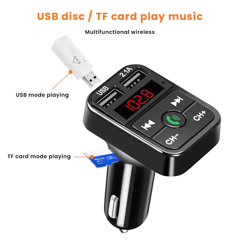 an image of a car charger with instructions