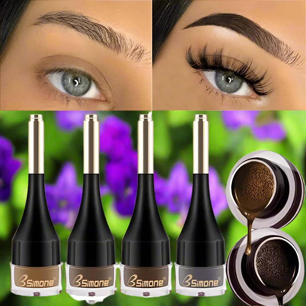 a collage of photos showing different types of eyeliners