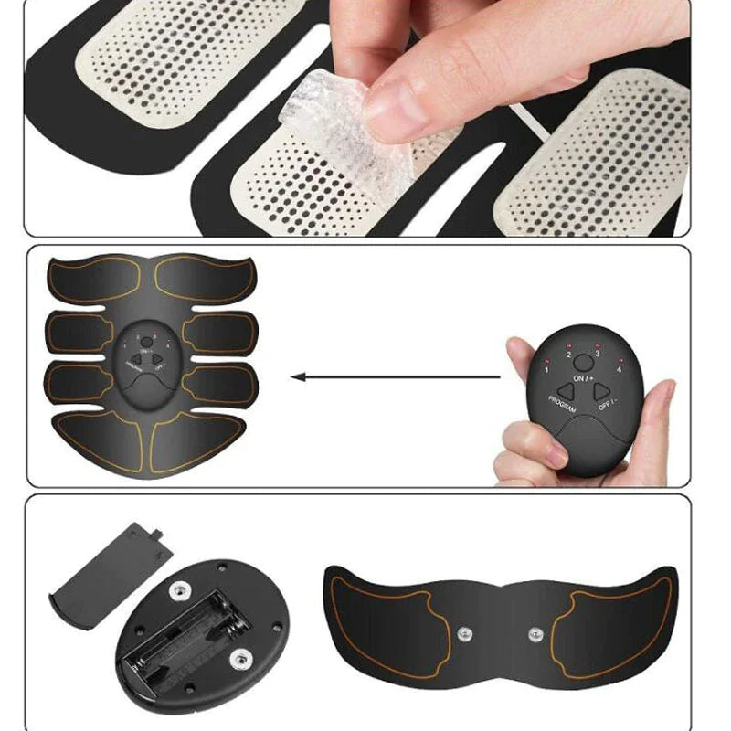 a diagram of how to use a knee pad