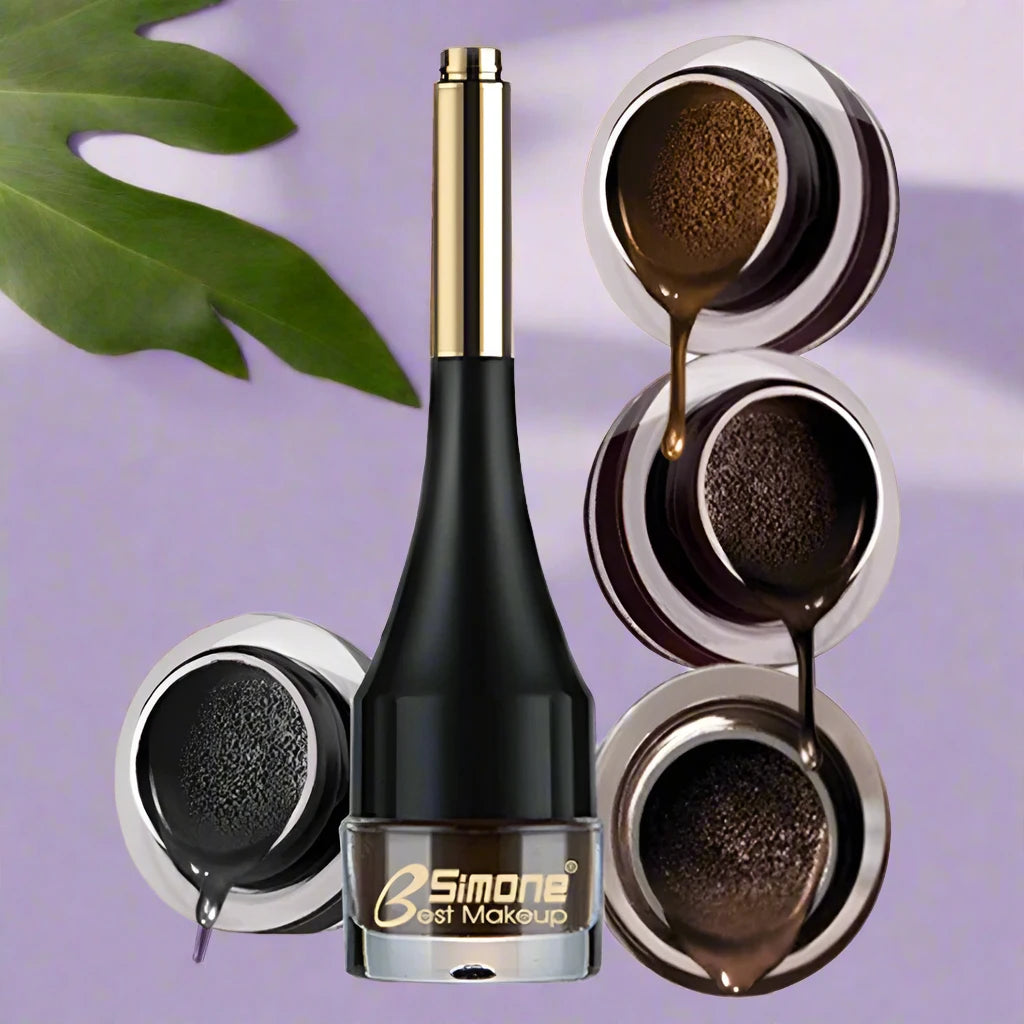 a close up of a bottle of makeup