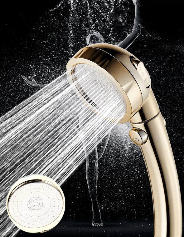 Introducing the stylish Ultimate Massaging Shower Head from Blooming Violets. This massaging shower head features customizable spray options for an eco-friendly luxury bath experience, blending high pressure with tension relief for the ultimate spa experience. With its ergonomic design and easy tool-free setup, it’s perfect for water conservation.