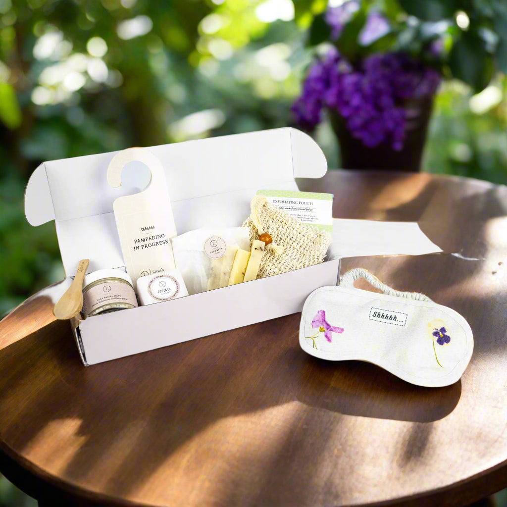 a white box filled with a couple of items