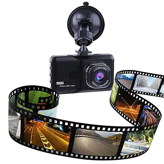 a video camera with a roll of film around it