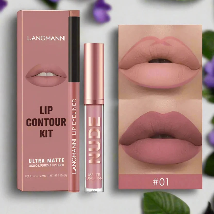 the lip contour kit includes a pink lip and a pink lip