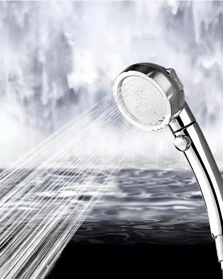Experience the luxury of the Ultimate Massaging Shower Head by Blooming Violets, designed for customizable settings. This ergonomic design offers high pressure and a rainfall shower effect for the perfect spa experience, providing tension relief while promoting water conservation. Enjoy a tool-free setup that enhances your bathroom routine.